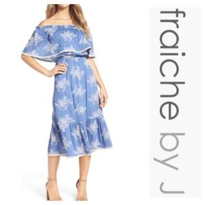 Fraiche by J off the shoulder dress. Size large